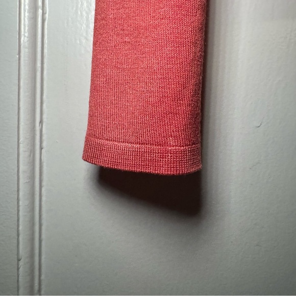 Banana Republic Sweater Womens Size M Pink Silk Blend V-neck Preppy Casual - Picture 7 of 15